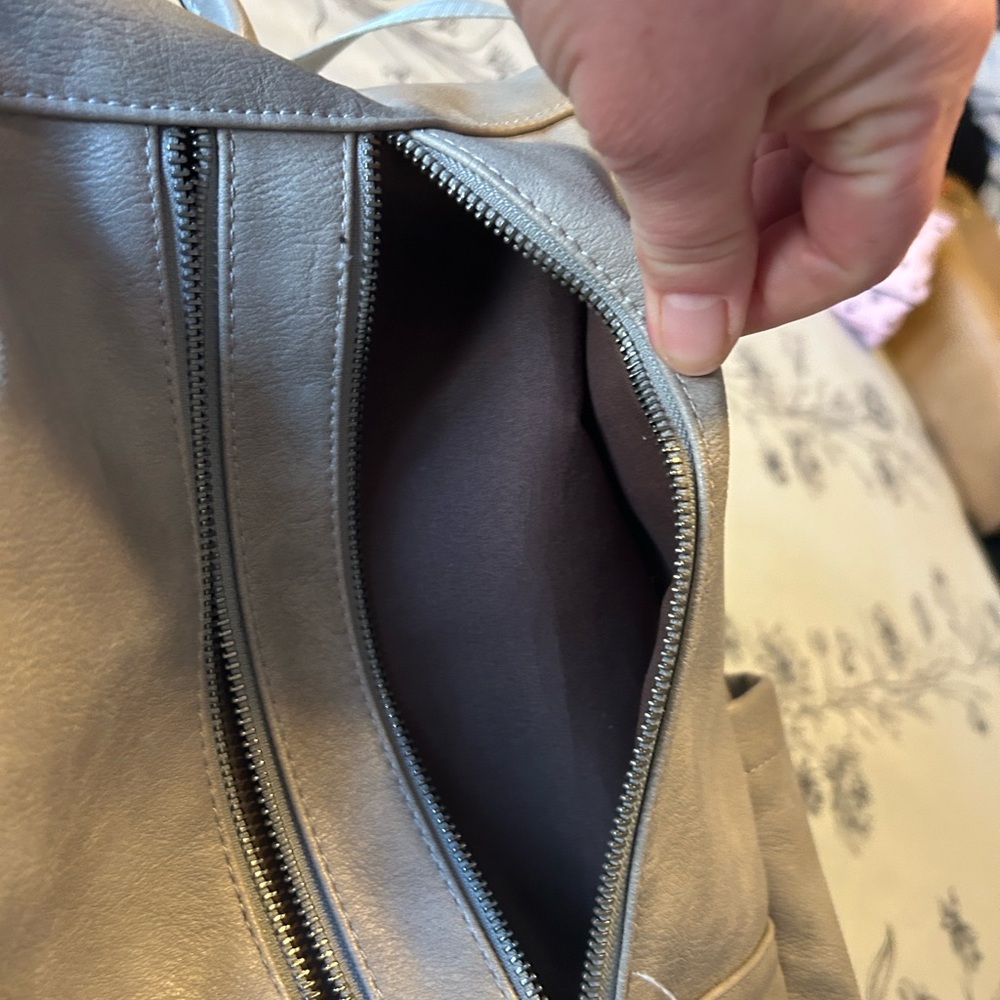 Bromen Gray Antitheft Purse/Backpack - image 2